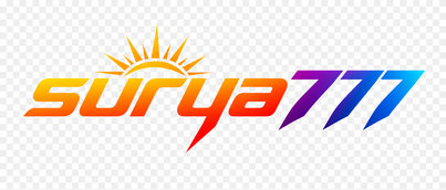 Logo surya777 warna hitam keemasan